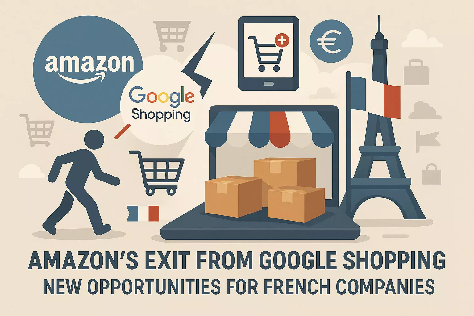 Amazon quitte Google Shopping : opportunité pour les entreprises