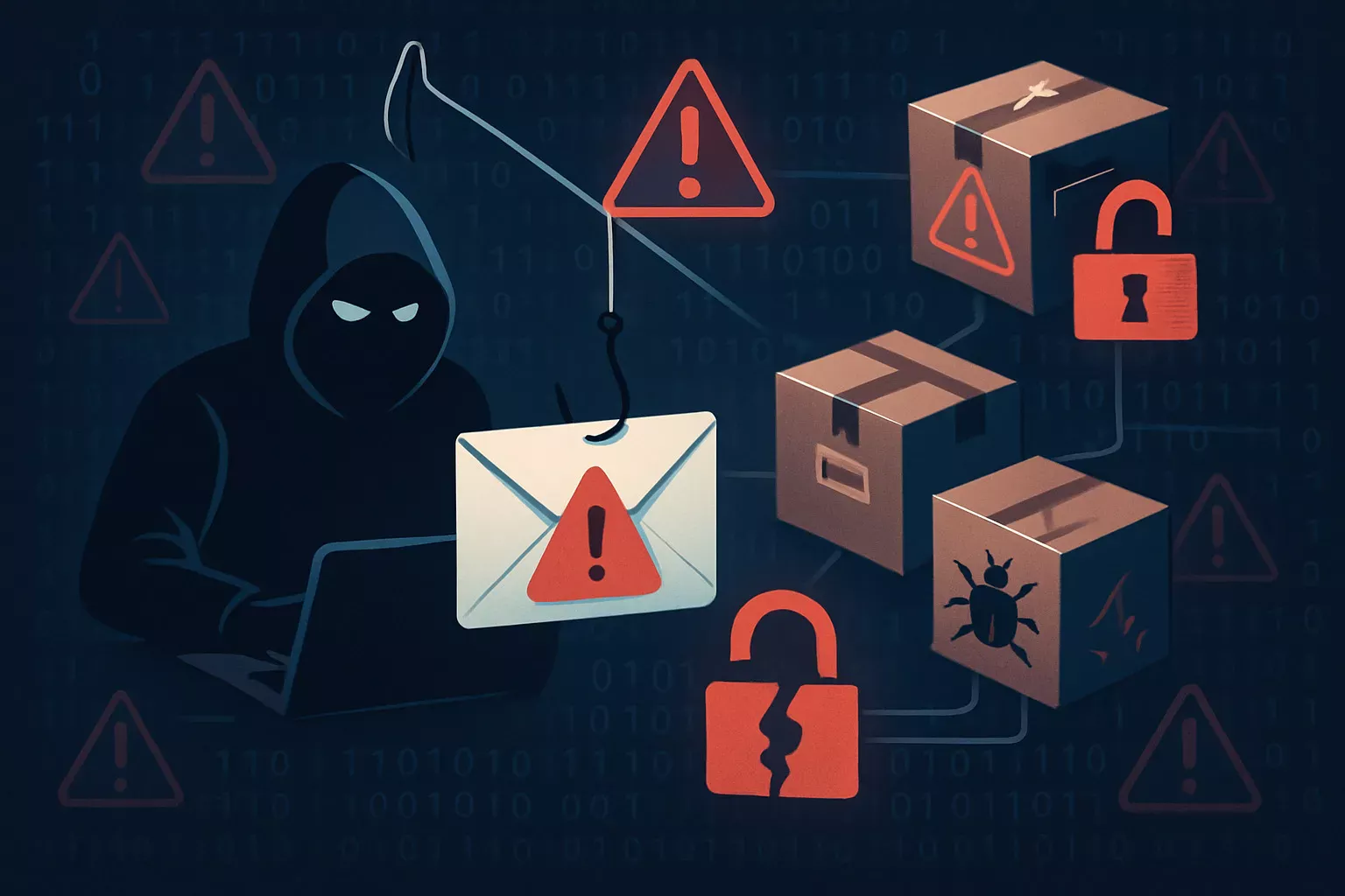 Attaque Phishing : 2,7 Milliards de Packages Compromis