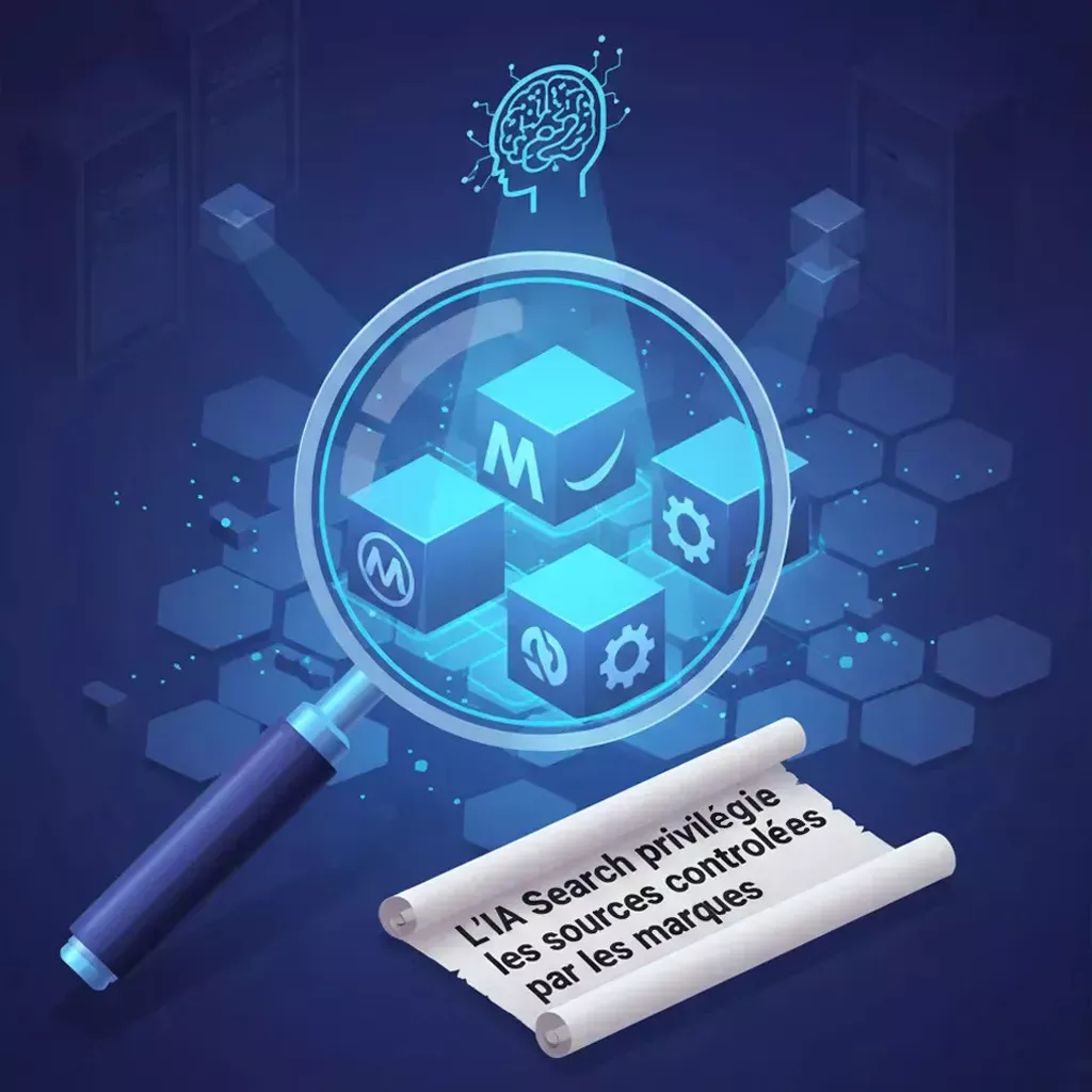 L’IA Search privilégie les sources contrôlées par les marques