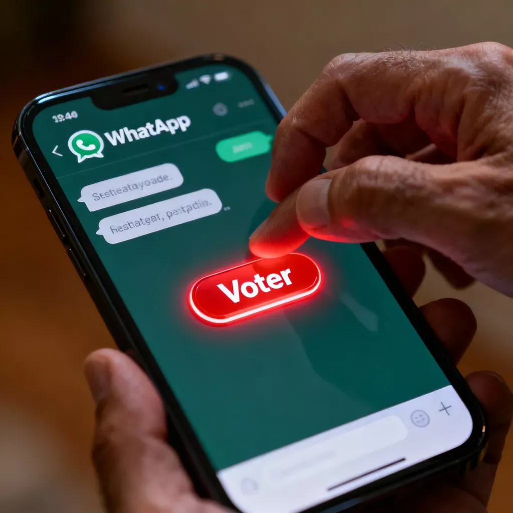 Arnaque WhatsApp : le faux vote qui vole vos comptes