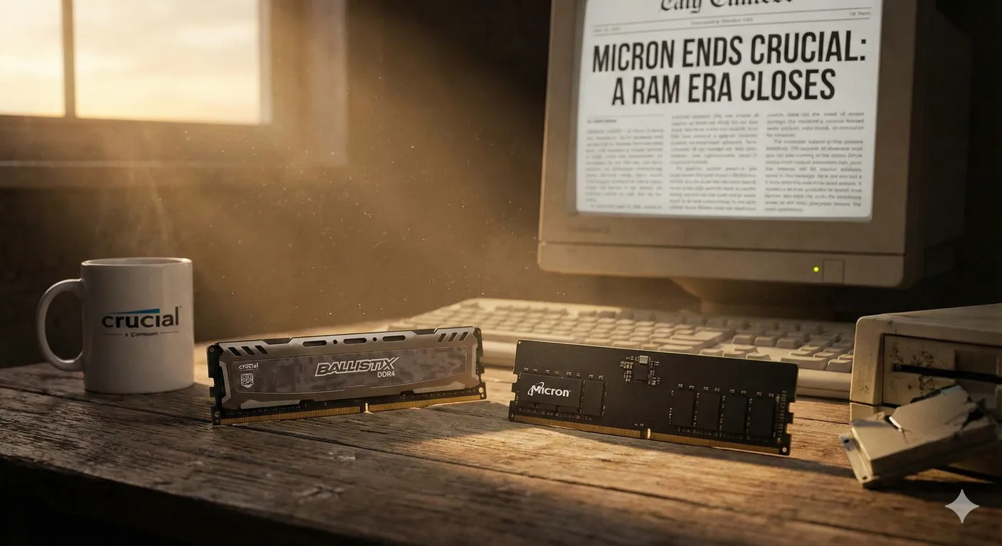 Micron met fin à Crucial : la fin d'une ère pour la RAM