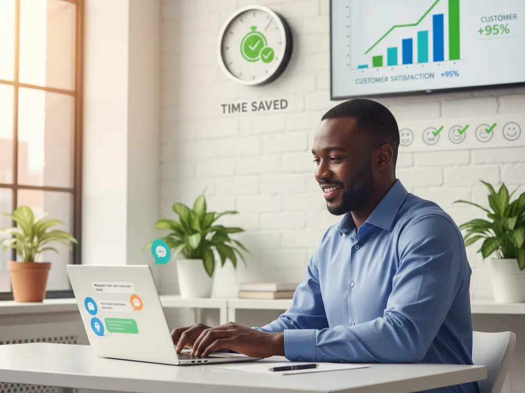 Chatbot IA PME : -60% temps client, guide budget limité