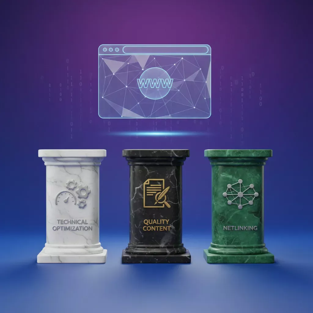 Les 3 Piliers du Référencement : Guide Complet 2026